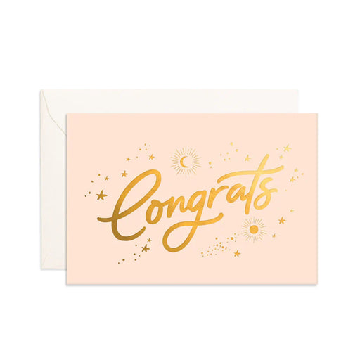 Fox & Fallow Greeting Card Mini - Congrats Stars