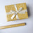 Gift Wrapping Paper Roll 3 Sheets - Gold Constellation