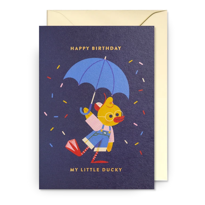 Greeting Card - Happy Birthday Little Ducky