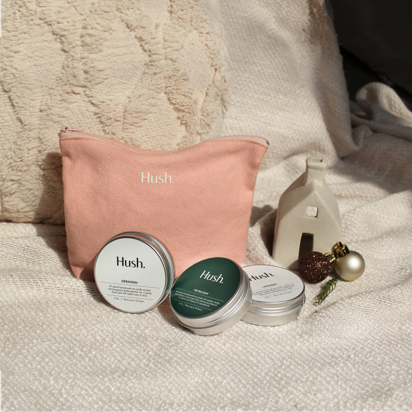 Hush Gift Bundle Holiday Glow Bundle Floral Set — PaperMarket