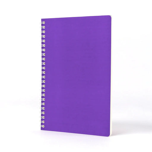 Jumble Convo Wire Bound B6 Ruled Notebook - Purple