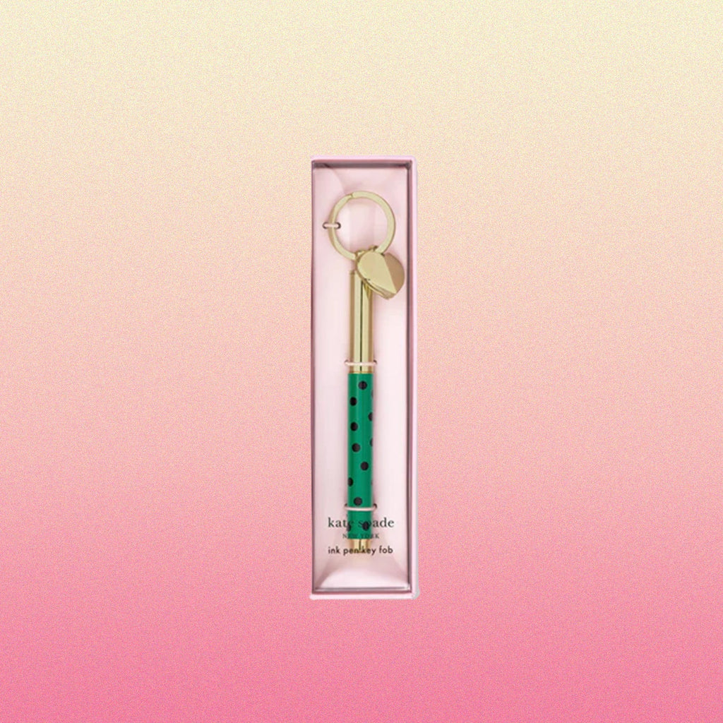 Kate Spade Ink Pen Key FobAutumn Dot — PaperMarket