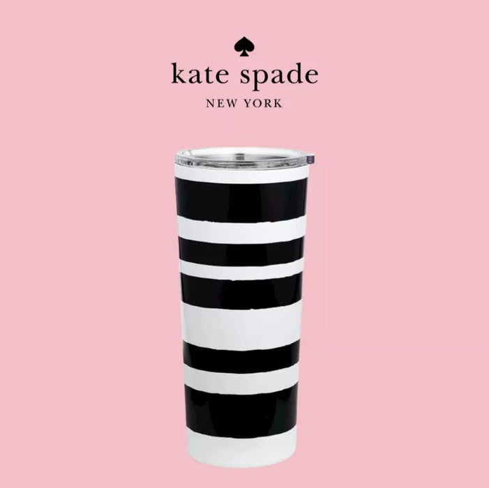 Kate Spade Stainless Steel Tumbler-Sarah Stripe