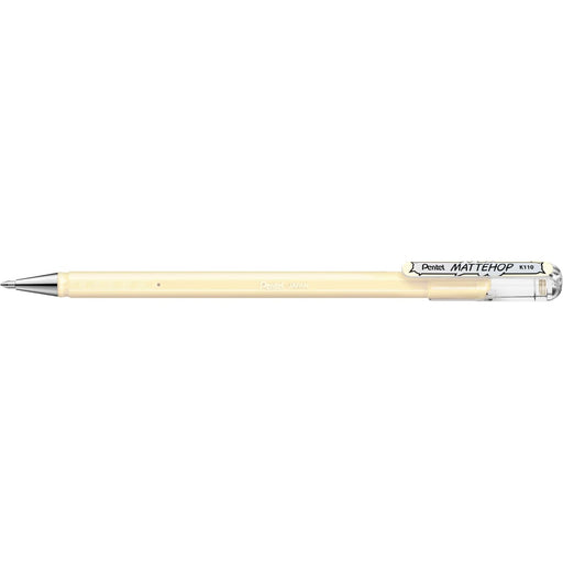 Mattehop Gel Roller Pen - Ivory White