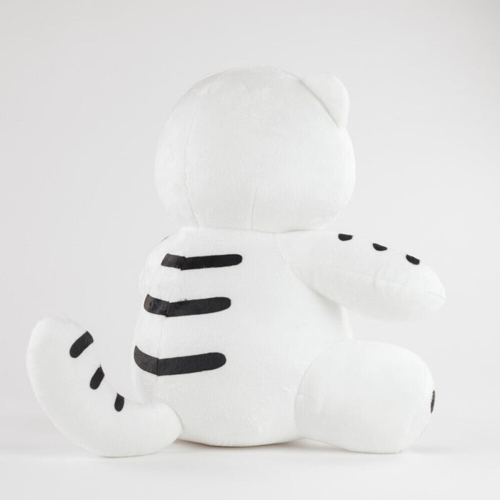 Muzik Tiger Tummy Tummy Tigers Stuffed Toy - White Tiger