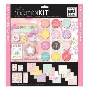 12x12 Page Kit-Pastel Baby Girl