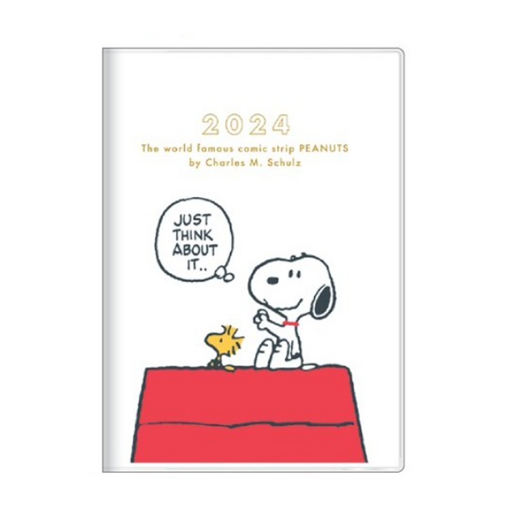 2024 A6 Schedule Book Snoopy Just Think About It — PaperMarket