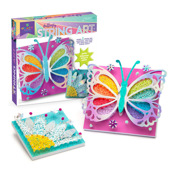 Craft-Tastic Butterfly String Art