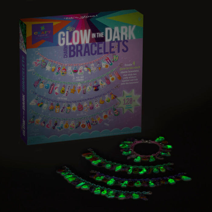 Craft-tastic Glow-In-Dark DIY Charm Bracelets