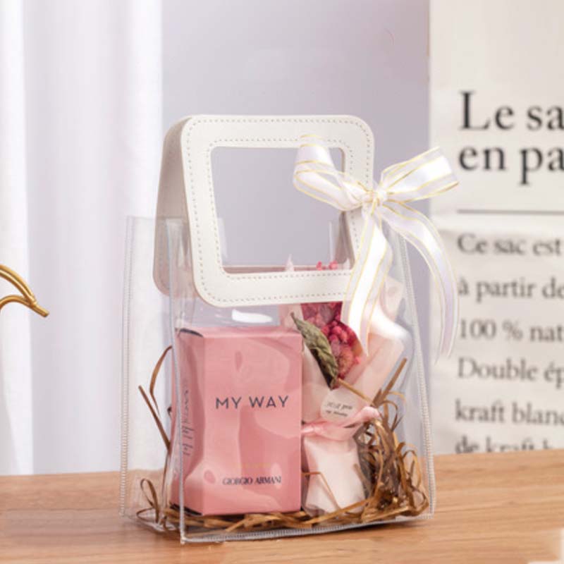 Transparent shop gift bags