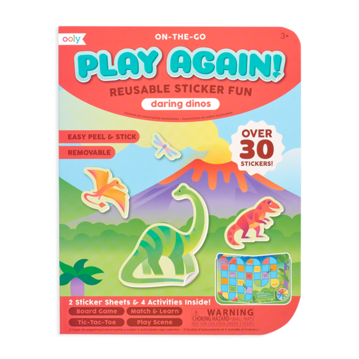 Ooly Play Again! Mini Activity Kit - Daring Dinos