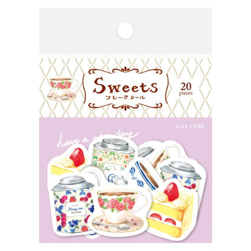 Otome Jikan Sweets Flake Tea Time Stickers
