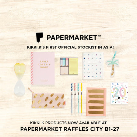 PaperMarket is now kikki.K's first stockist in Asia!