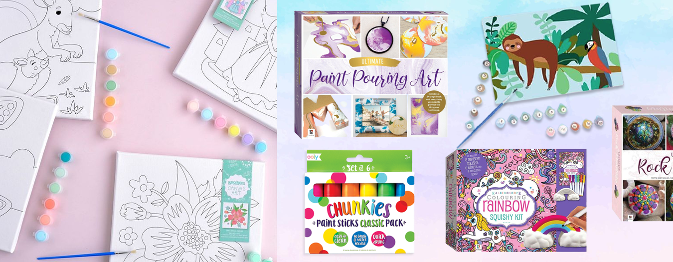 Canvas Painting Kit for Adults | Bashful Botanical | Pink Picasso Kits