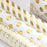 Gift Wrapping Paper Roll - 3M Gold Foil Stripes (Vertical)