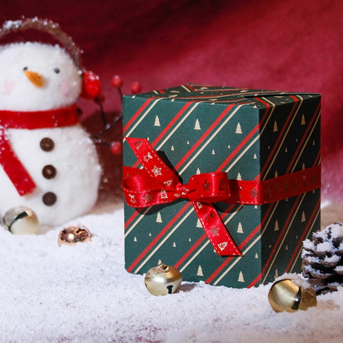 Gift Wrapping Paper Roll 5 Sheets - Christmas Stripes