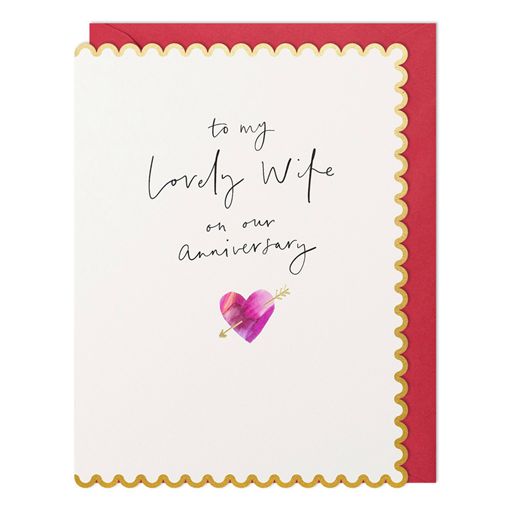 Greeting Card - Anniversary Lovely Wife