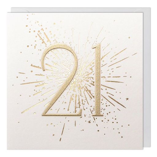 Greeting Card - Age 21 Birthday
