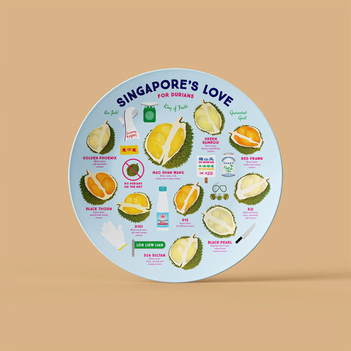 10inch Plate - Durian