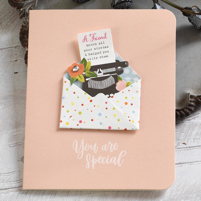 Mini Greeting Card - You Are Special - Typewritter