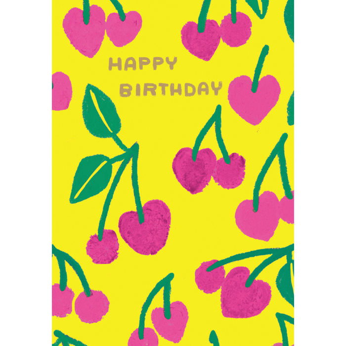 Greeting Card - Cherry Birthday