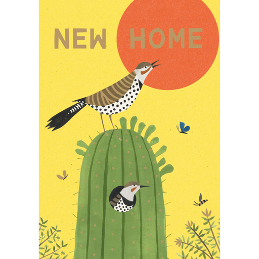Greeting Card - Cactus New Home