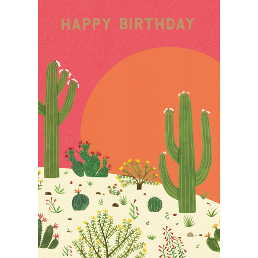 Greeting Card - Cactus Grove Birthday