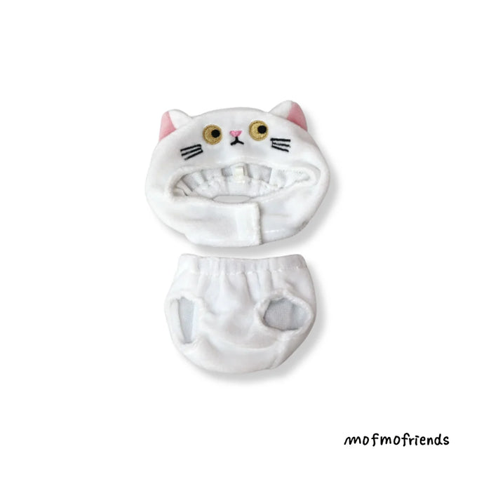 MOFMOFriends Cap - White Cat