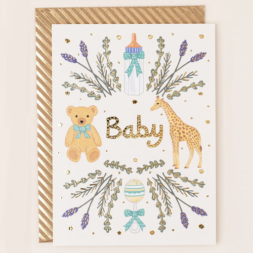 Greeting Card - Reflections Gold Foiled Baby