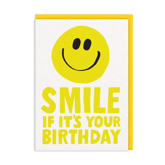 Greeting Card - Smile It's Your Birthday (11867)