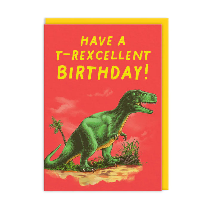 Greeting Card - T-Rex Greeting Card (12345)