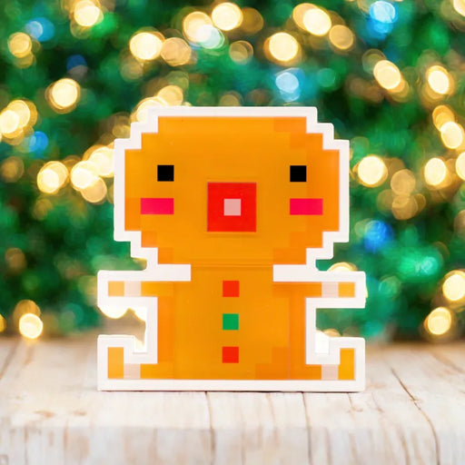 Christmas Pixel Art Magnet - Gingerbread Man