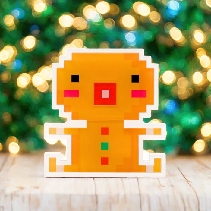 Christmas Pixel Art Magnet - Gingerbread Man