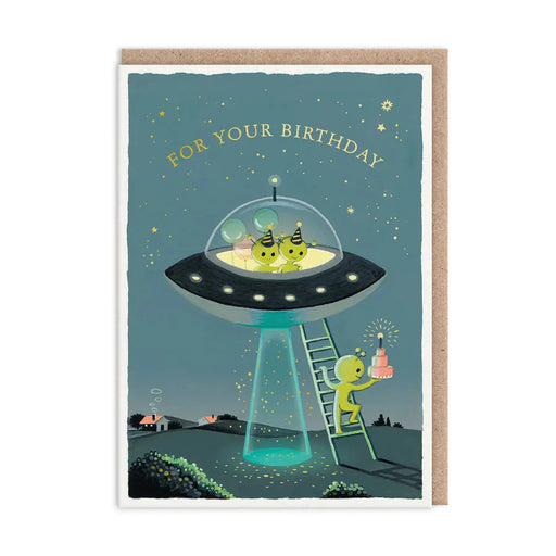 Greeting Card - For Your Birthday Aliens  (12248)