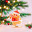 Christmas Magnetic Spinning Acrylic Standee - Dress-Up Gingerbread man