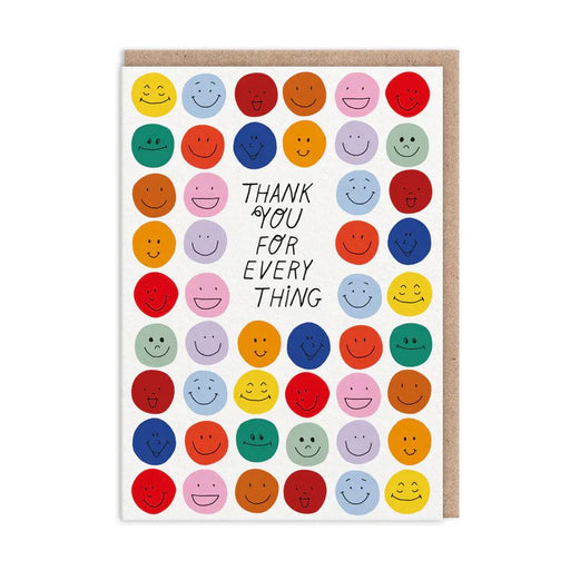 Greeting Card - Thank You Smileys