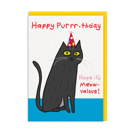Greeting Card - Happy Purrr-thday Hope It's Meow-valous! (12495)