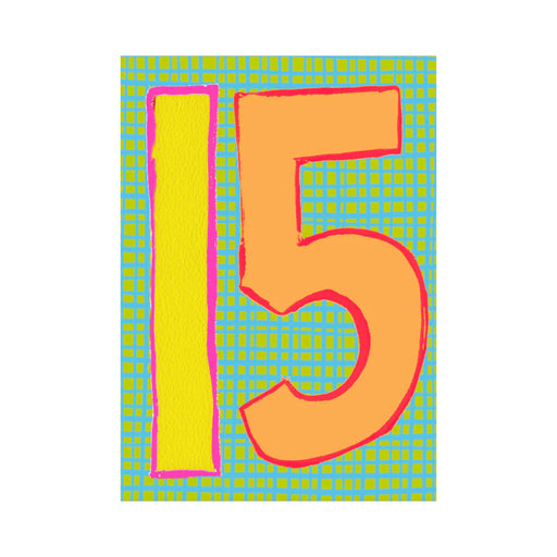 Greeting Card - Sunshine Age 15 Birthday