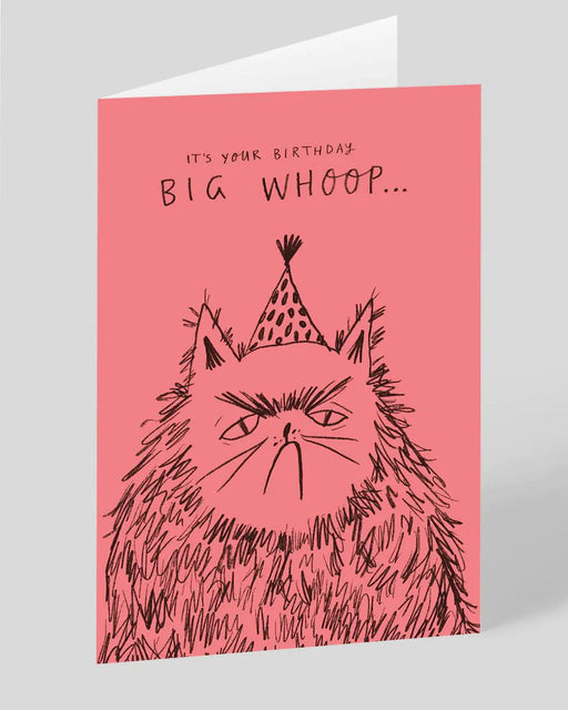 Greeting Card - Big Whoop Grumpy Cat