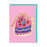 Greeting Card - Happy Birthday Heart Birthday cake