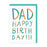 Greeting Card - Dad Happy Birthday