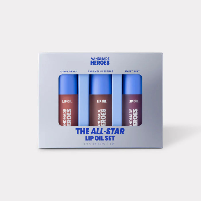 Handmade Heroes All-Star Lip Oil Trio Set