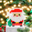 Christmas Pixel Art Magnet - Santa Claus