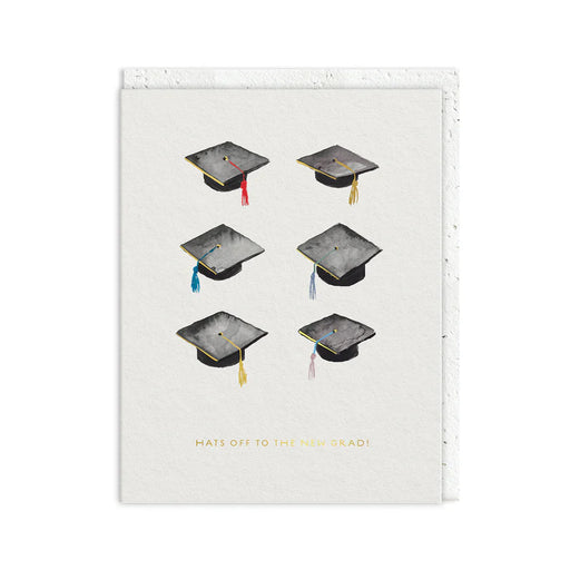Greeting Card - Hats Off To The New Grad