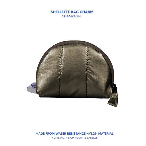 Shellette Bag Charm - Champagne