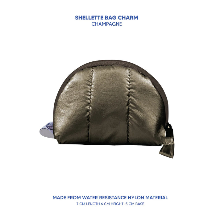Shellette Bag Charm - Champagne