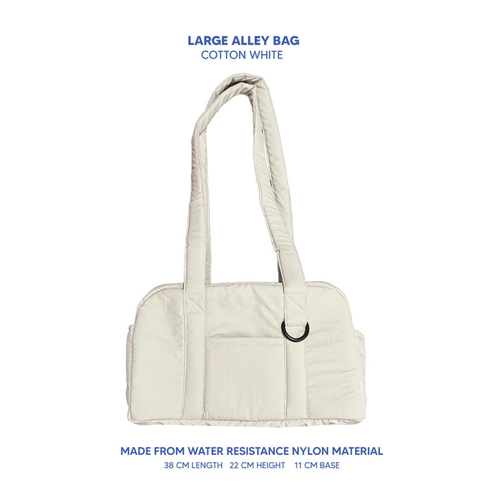 Large Alley Bag - Cream White