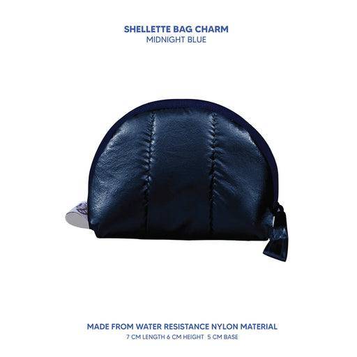 Shellette Bag Charm - Midnight Blue