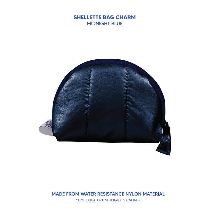 Shellette Bag Charm - Midnight Blue