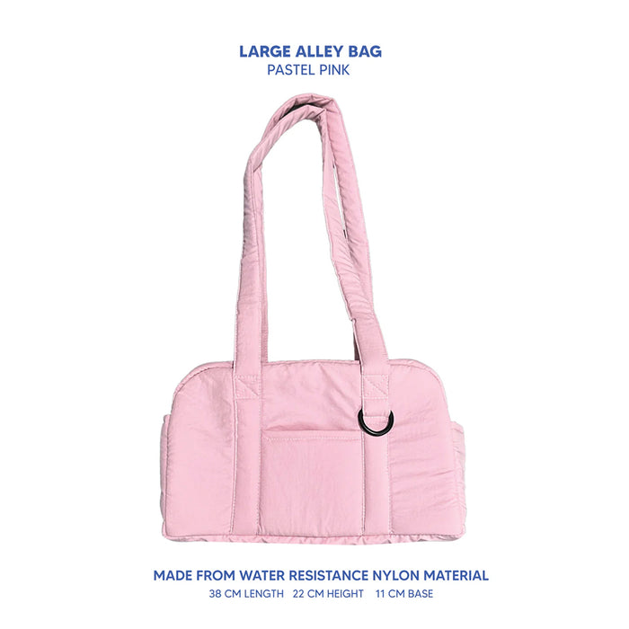Large Alley Bag - Pastel Pink